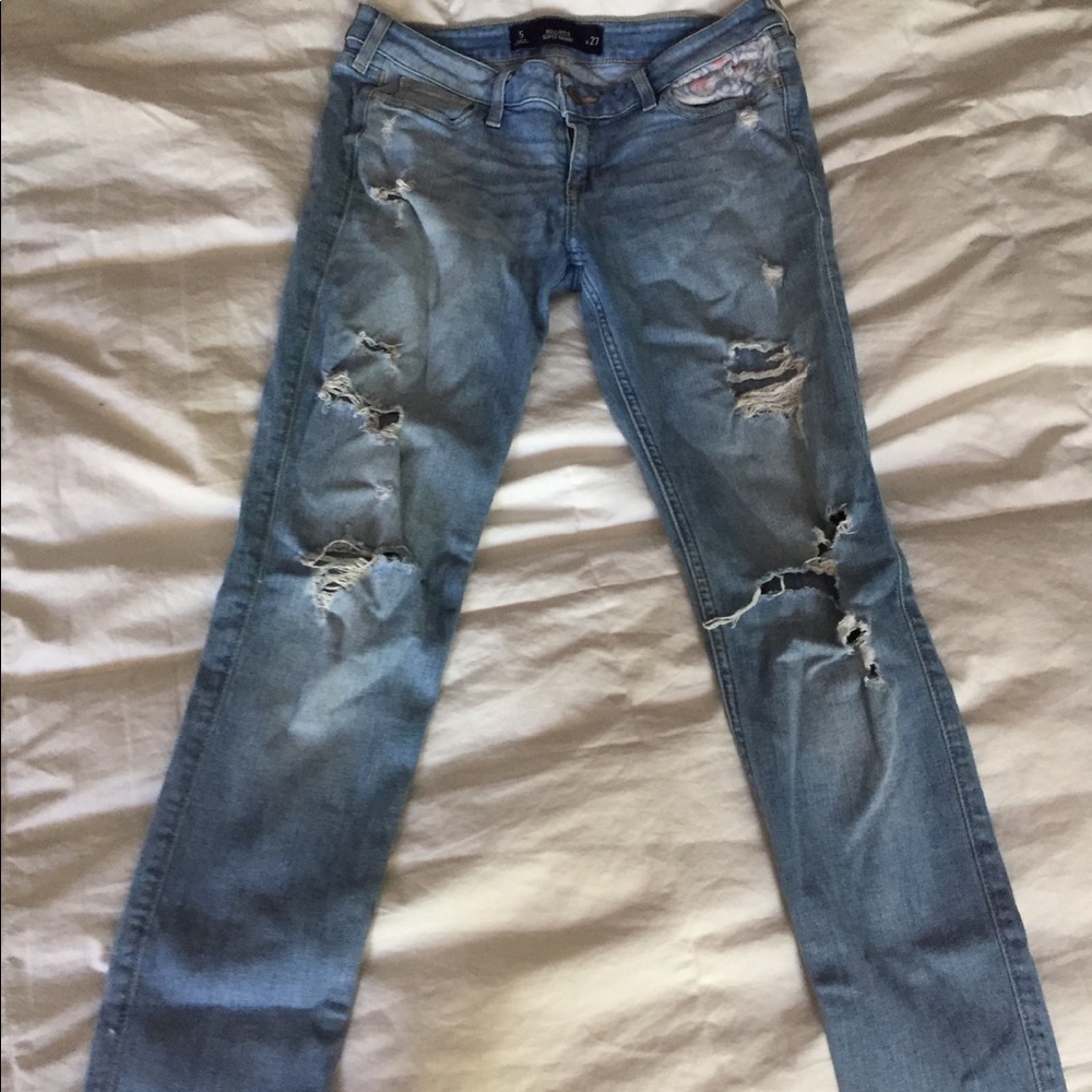 Hollister super skinny jean distressed leggings